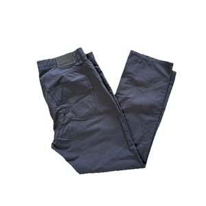 English Laundry Mens 34 x 30 Dark Charcoal Grey Straight Leg 5 Pocket Chino Pant